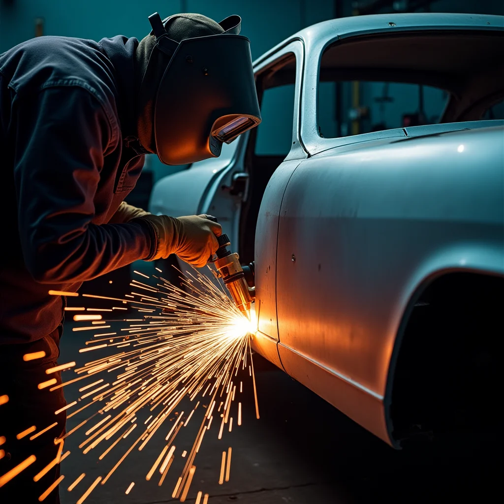 Naprawa blacharska po kolizji bocznej